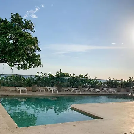 Apartment Sea, & Skyline 30th-floor Poolside Getaway Cartagena