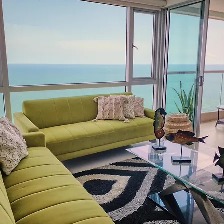 Apartment Sea, & Skyline 30th-floor Poolside Getaway Cartagena